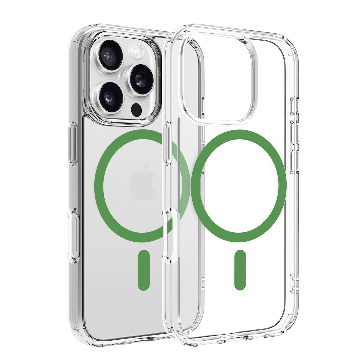 Dviced prozorni ovitek za iPhone 16 Pro z MagSafe - zelena - iSTYLE SI