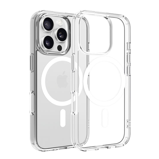 Dviced prozorni ovitek za iPhone 16 Pro z MagSafe - bela - iSTYLE SI