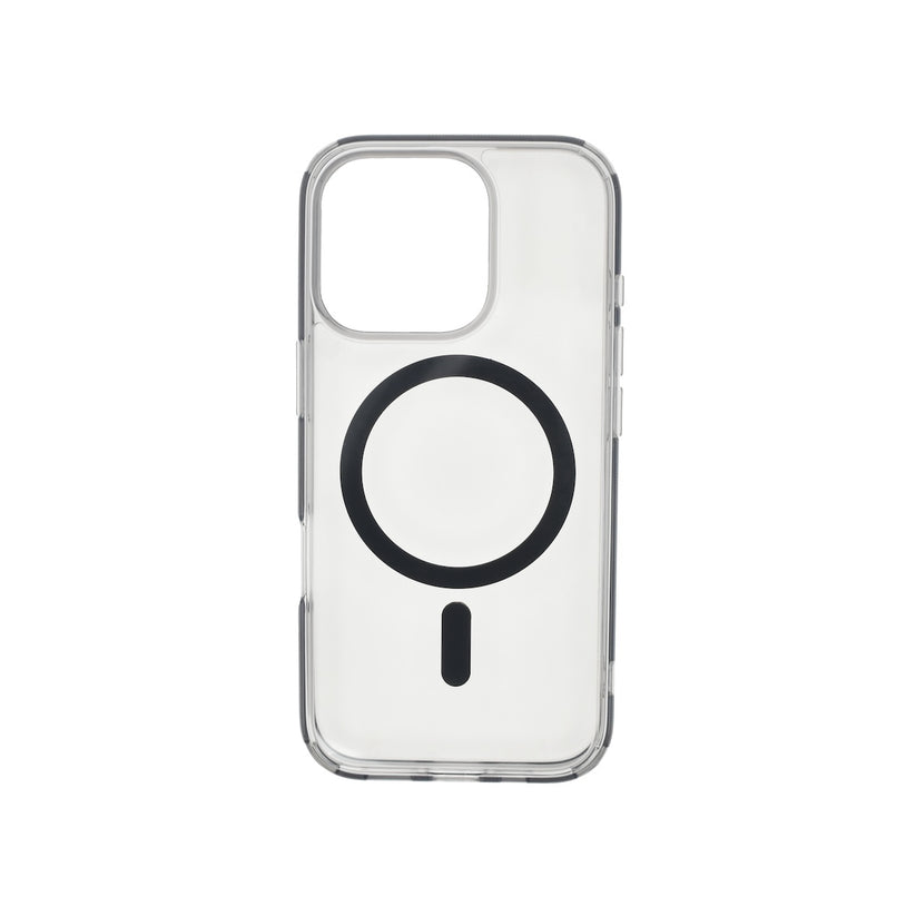 Dviced zatemnjen prozorni ovitek za iPhone 16 Pro z MagSafe - črna - iSTYLE SI