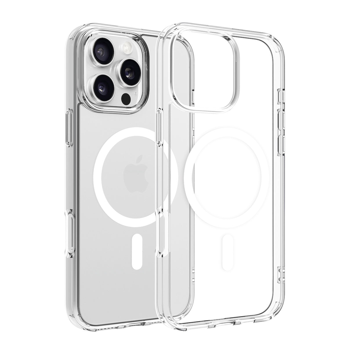 Dviced prozorni ovitek za iPhone 16 Pro Max z MagSafe - bela - iSTYLE SI