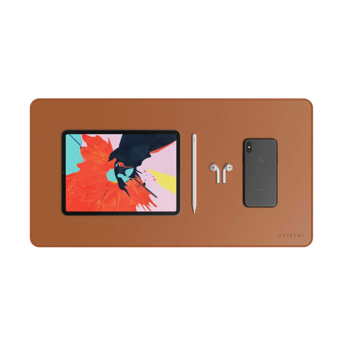Satechi Eco Leather DeskMate - Brown - iSTYLE SI