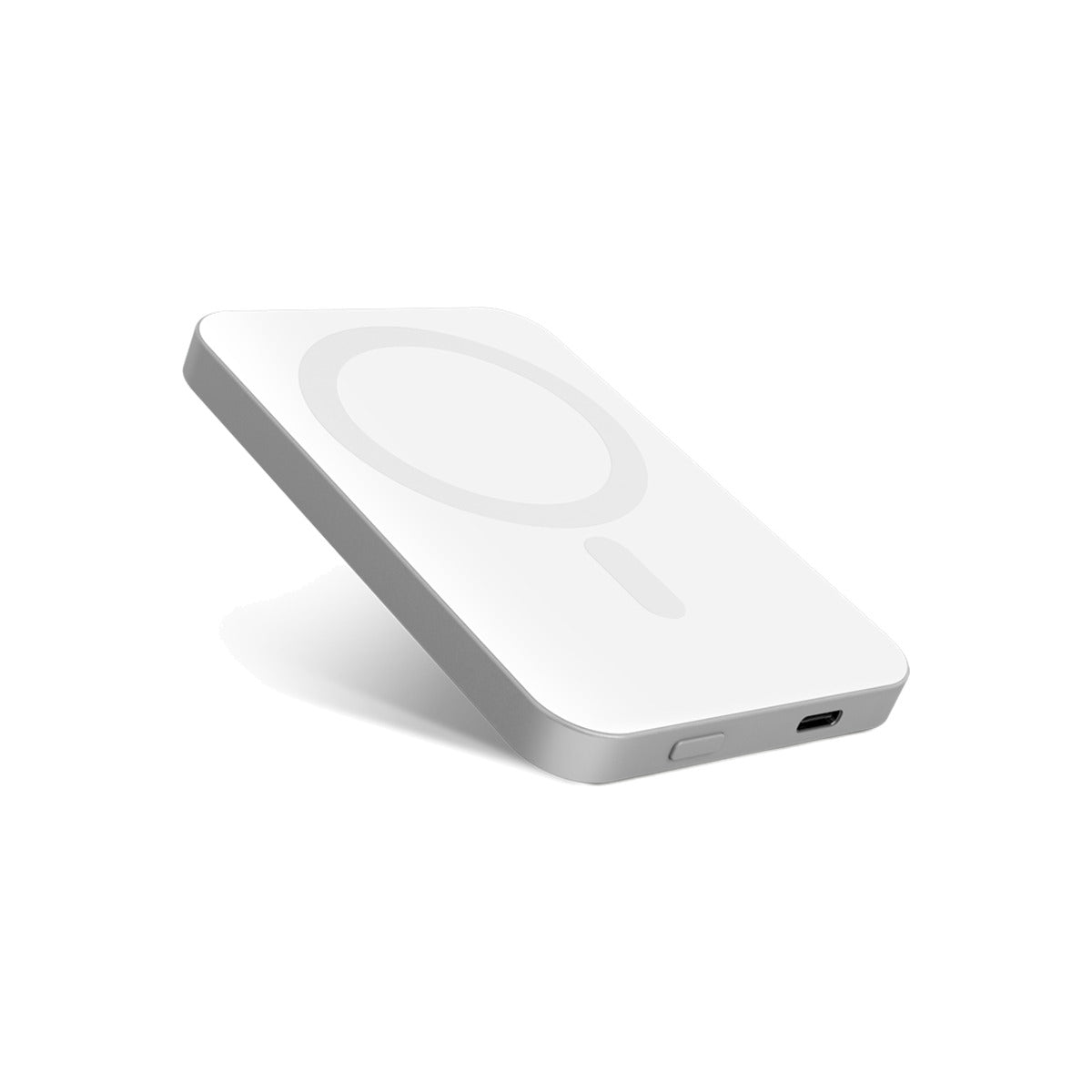 Epico 5000mAh aluminijasta magnetna prenosna baterija - srebrna - iSTYLE SI