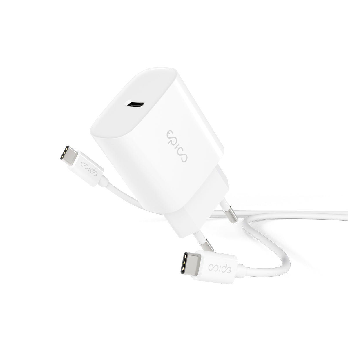 Epico 20W PD adapter + USB-C na USB-C kabel 1.2m - iSTYLE SI