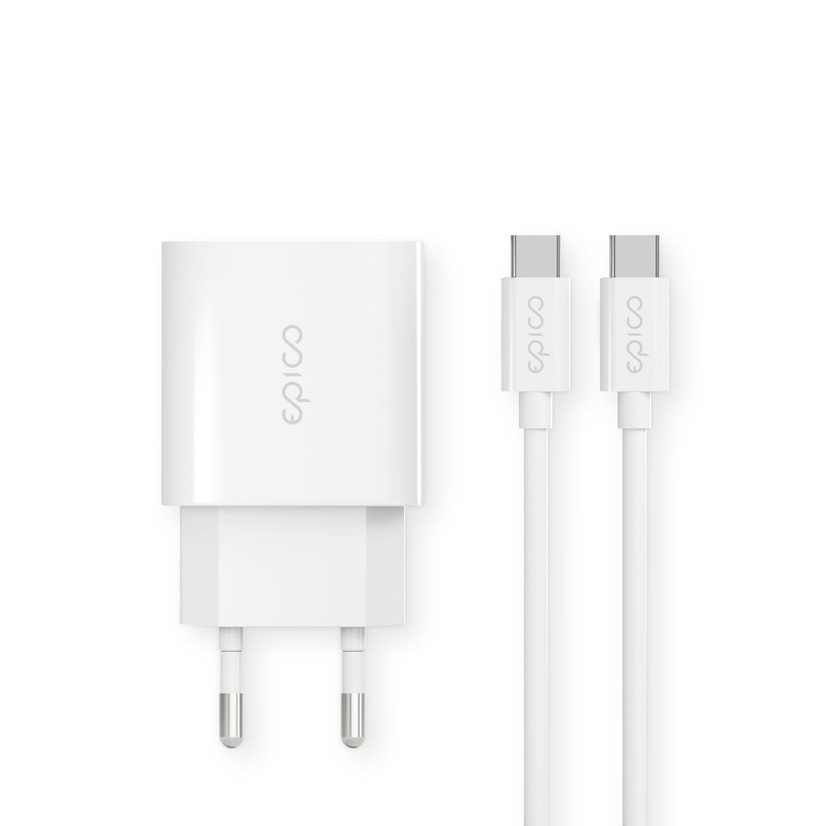 Epico 20W PD adapter + USB-C na USB-C kabel 1.2m - iSTYLE SI