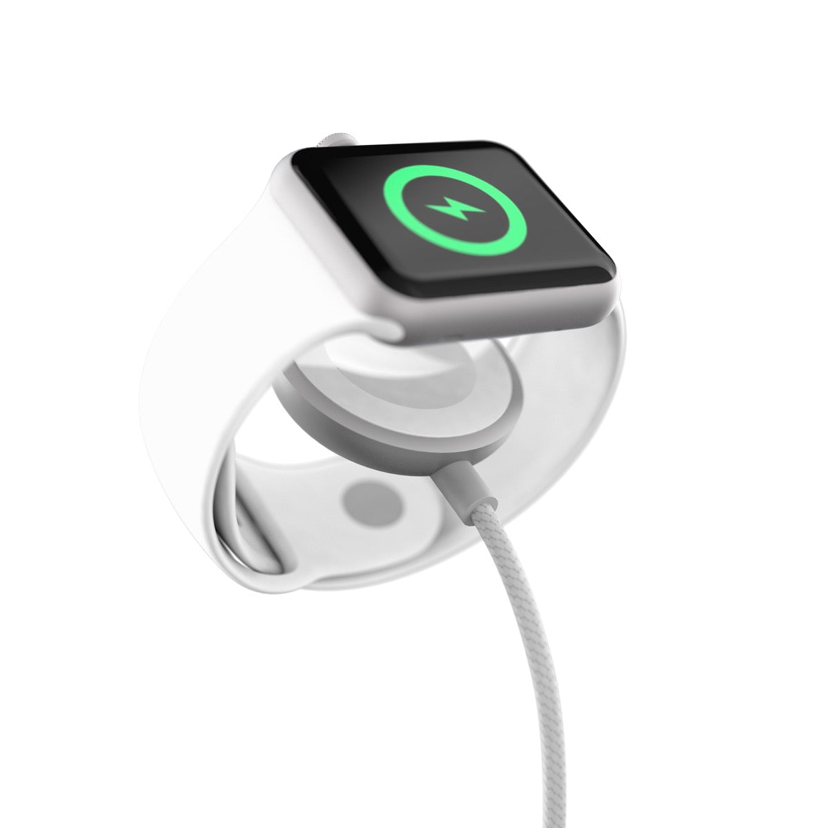 EPICO USB polnilni kabel za Apple Watch 1,2 m - srebrna - iSTYLE SI