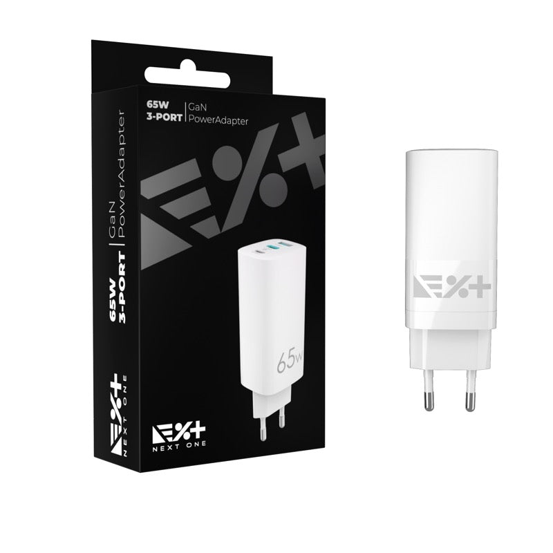 Next One 65W stenski GaN polnilni adapter za hitro polnjenje - iSTYLE SI