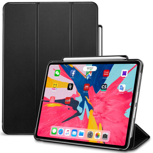 Sdesign Hybrid usnjen ovitek za iPad Pro 12 (2018) - Črna - iSTYLE SI