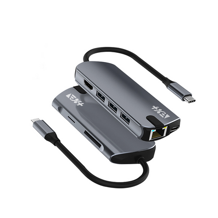 Next One USB-C PRO Multiport Adapter - vesoljno siva