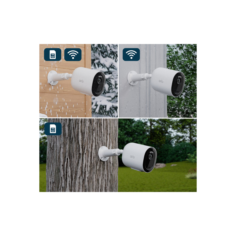 Arlo Go 2 3G/4G SIM zunanja varnostna kamera - bela - iSTYLE SI