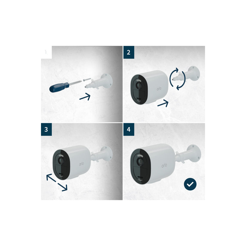 Arlo Go 2 3G/4G SIM zunanja varnostna kamera - bela - iSTYLE SI