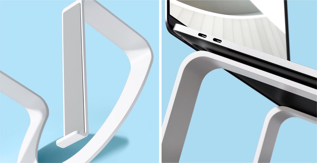 TwelveSouth Curve stojalo za MacBook - Bela - iSTYLE SI