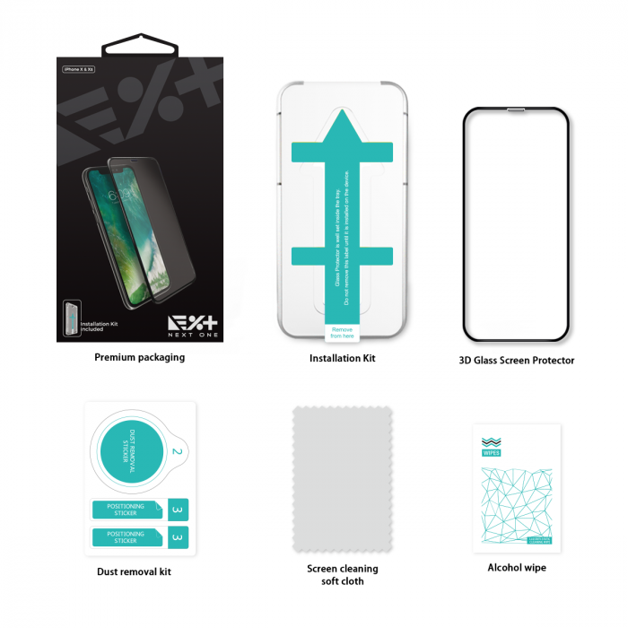 Next One 3D zaščitno steklo za iPhone 11/XR - iSTYLE SI
