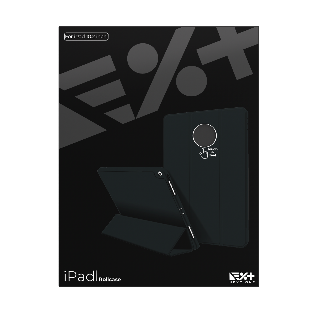 Next One Rollcase ovitek za iPad 10.2" - črna - iSTYLE SI