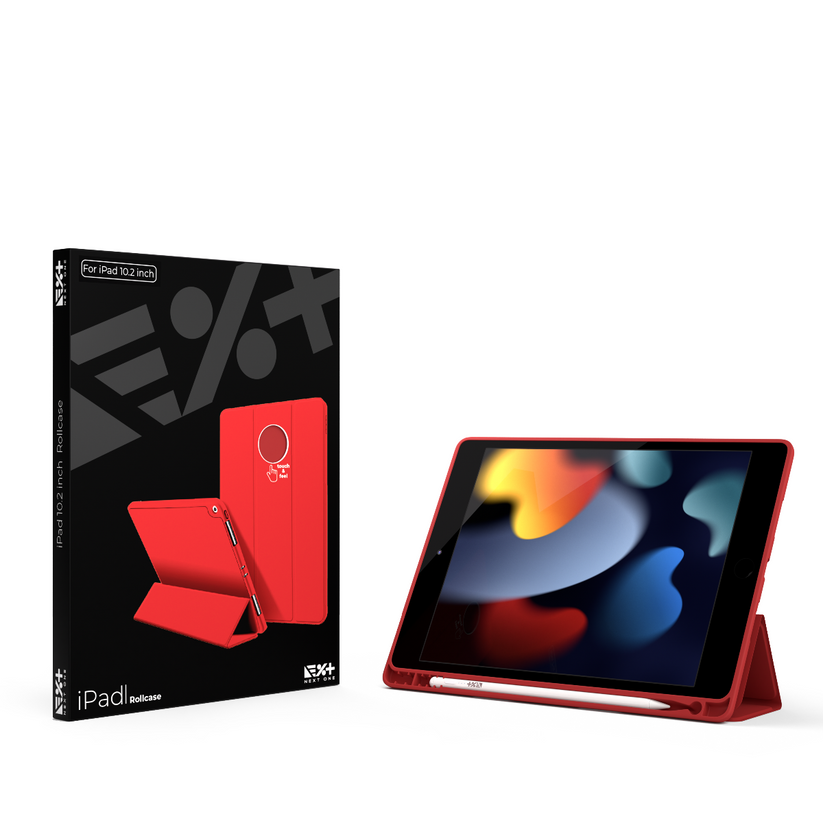Next One Rollcase ovitek za iPad 10.2" - rdeča - iSTYLE SI