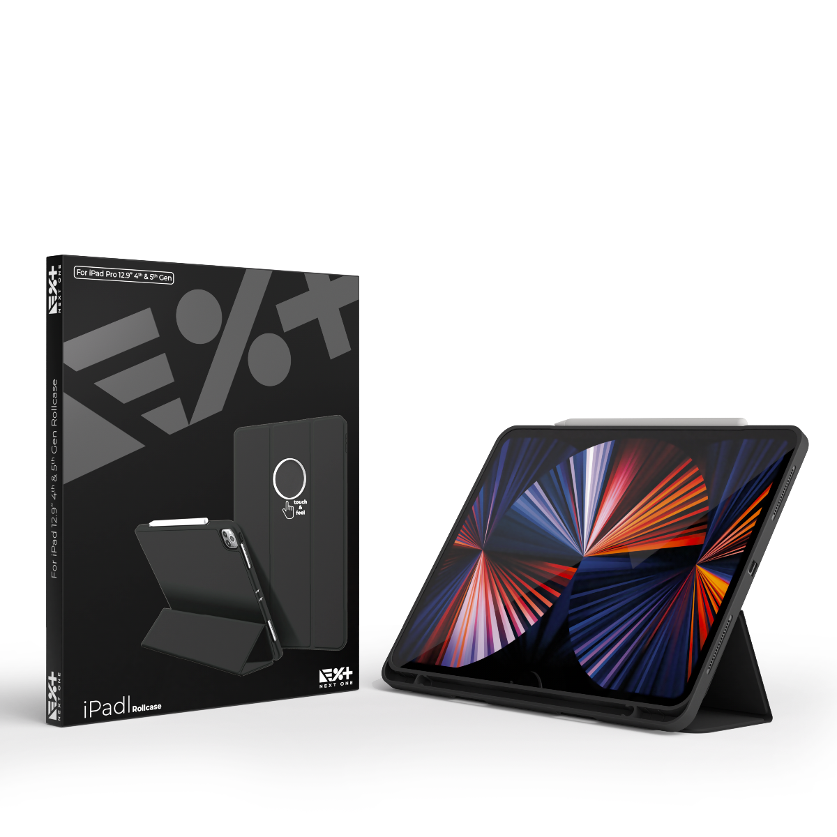 Next One Rollcase ovitek za iPad 12,9” - črna - iSTYLE SI