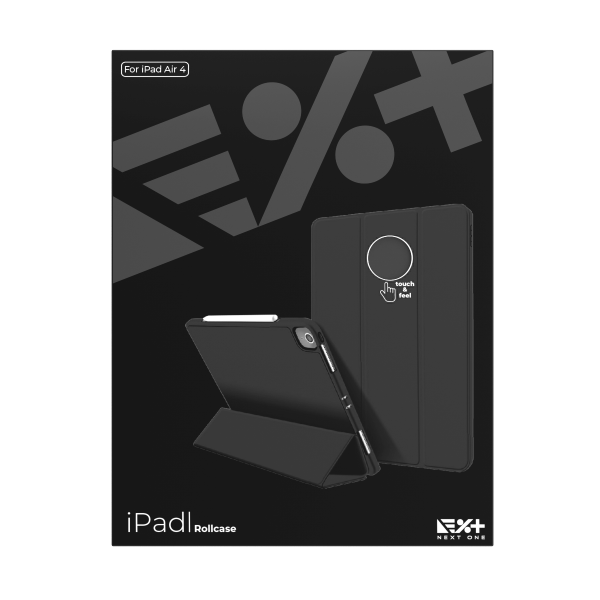 Next One Rollcase ovitek za iPad Air 4 - črna - iSTYLE SI