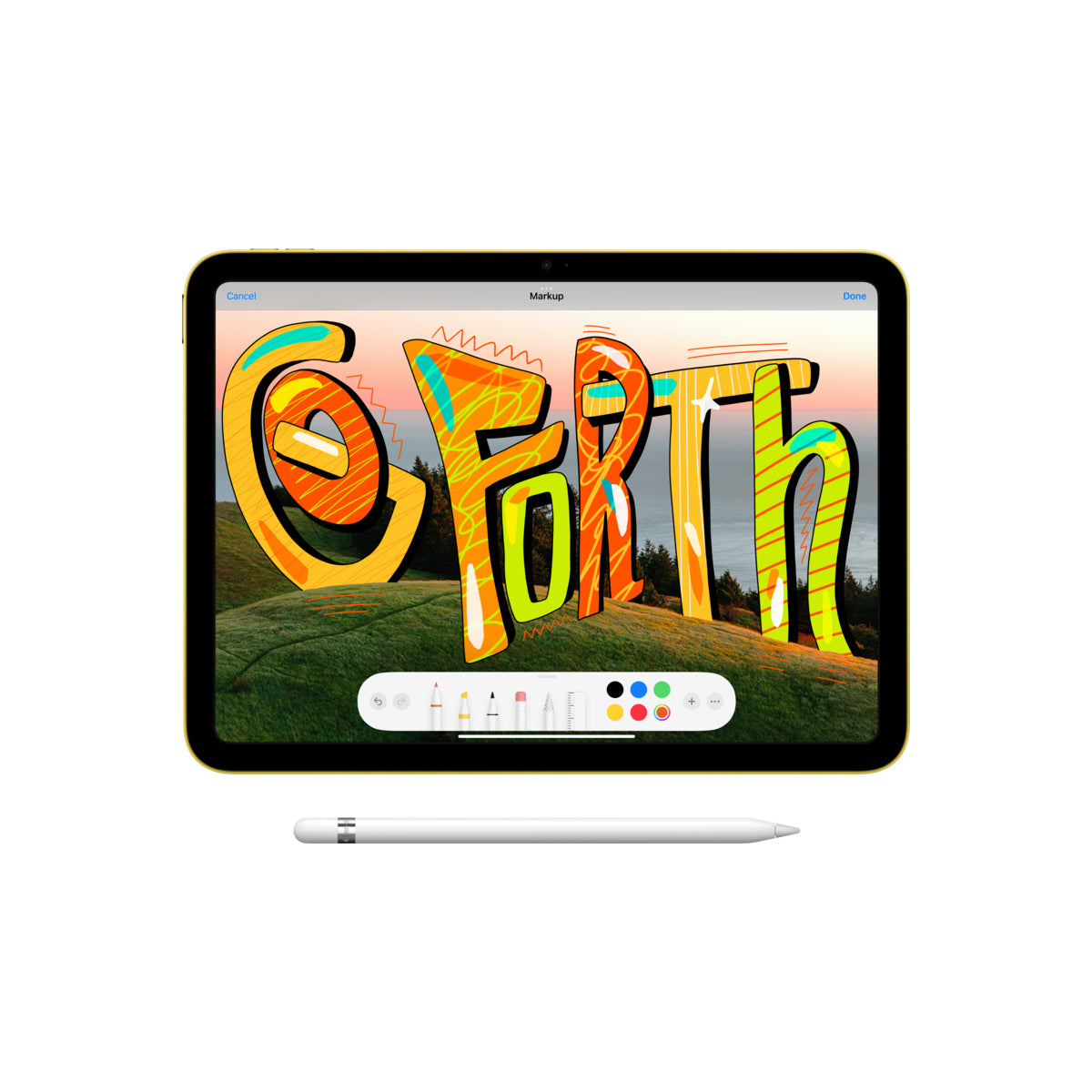 iPad (10. generacije): Wi-Fi, 64 GB - rumen - iSTYLE SI