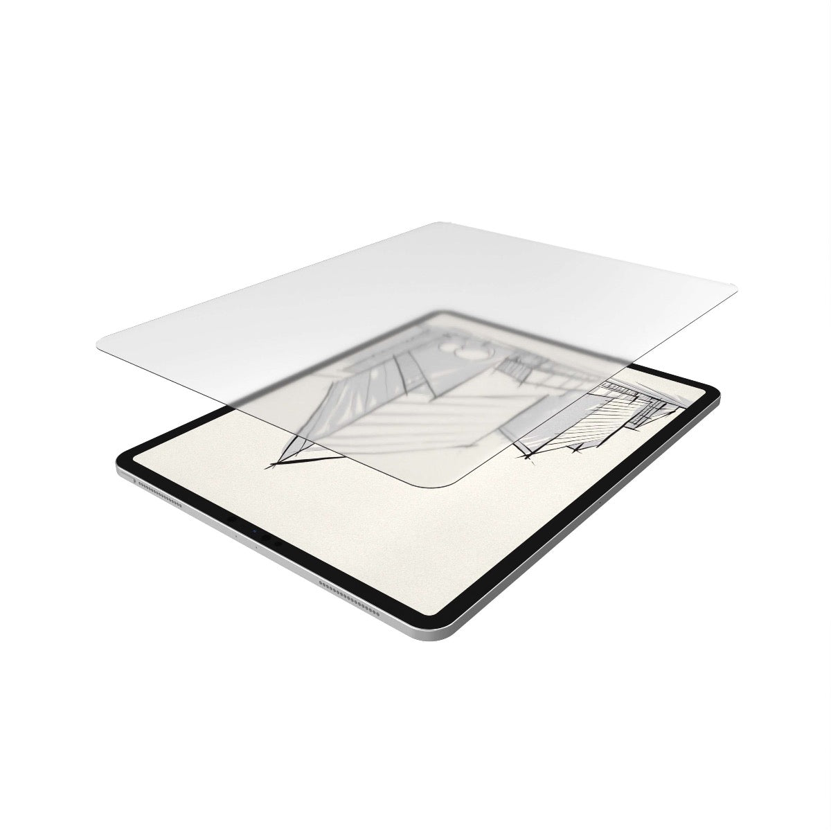Next One Scribble folija s teksturo papirja za iPad 12.9" - iSTYLE SI