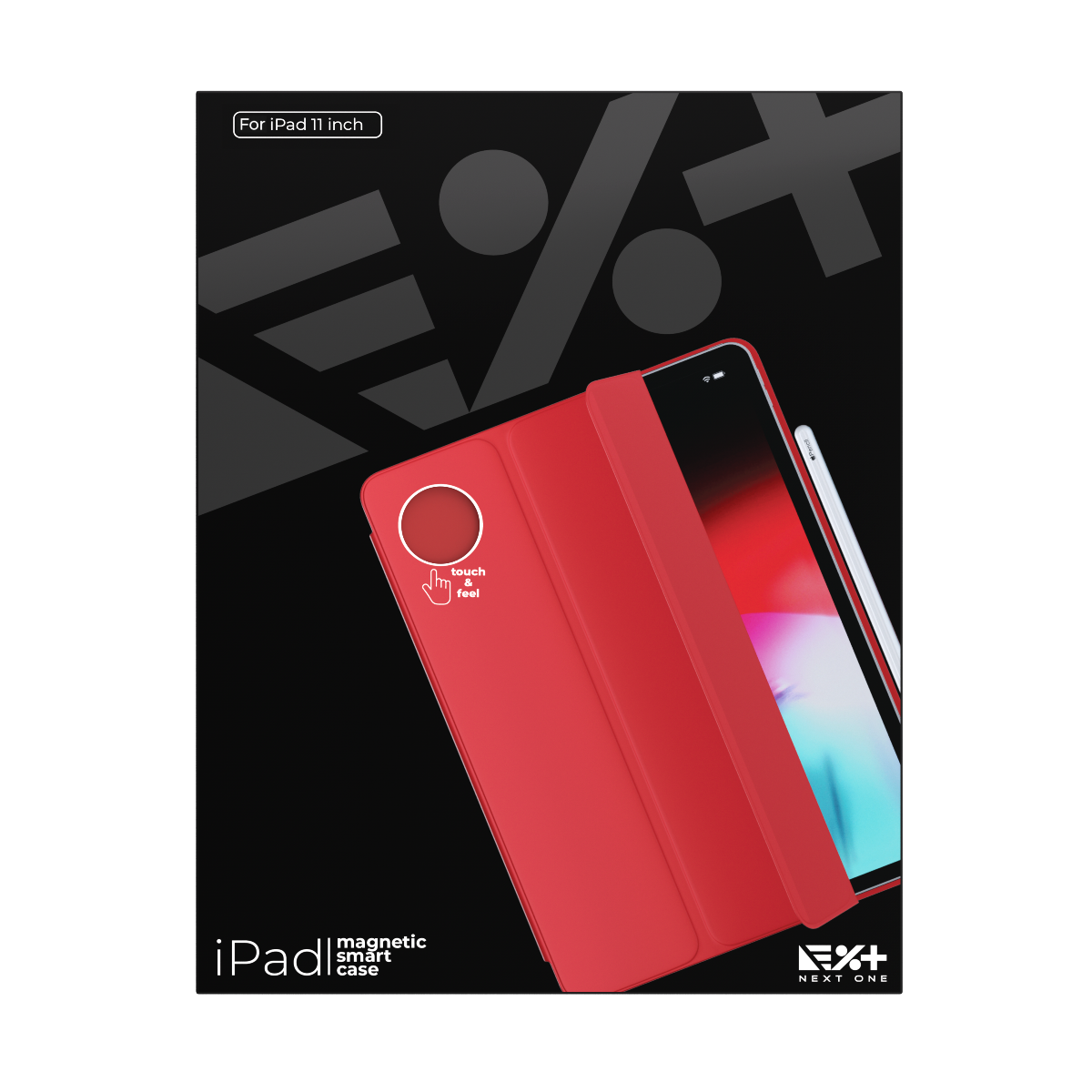 Next One magnetni ovitek za iPad 11" - rdeča - iSTYLE SI