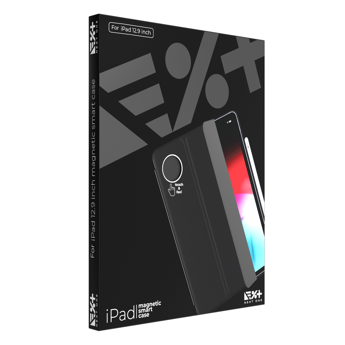 Next One magnetni ovitek za 12.9" - črna - iSTYLE SI