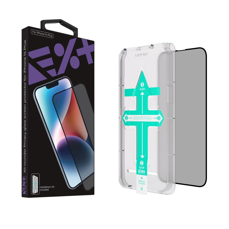 Next One All-rounder Privacy zaščitno steklo za iPhone 14 Plus - iSTYLE SI