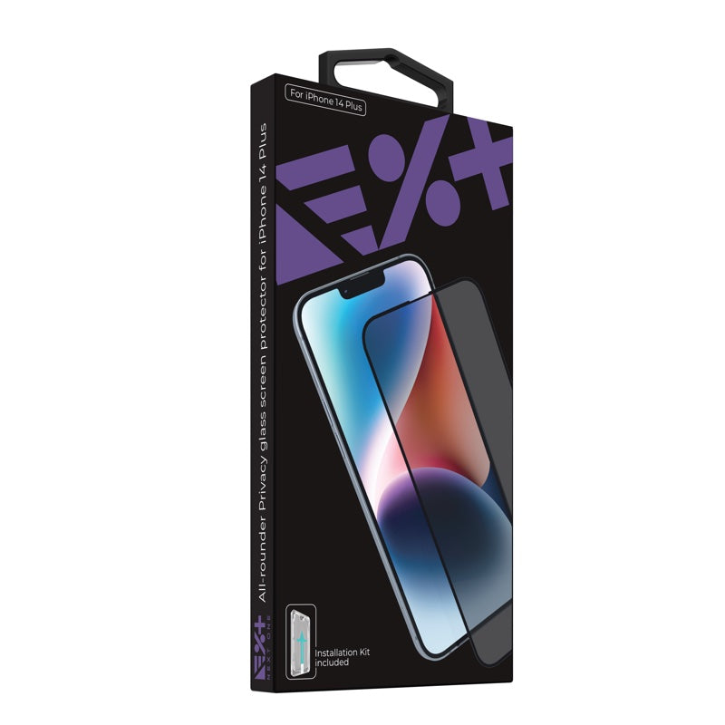 Next One All-rounder Privacy zaščitno steklo za iPhone 14 Plus - iSTYLE SI