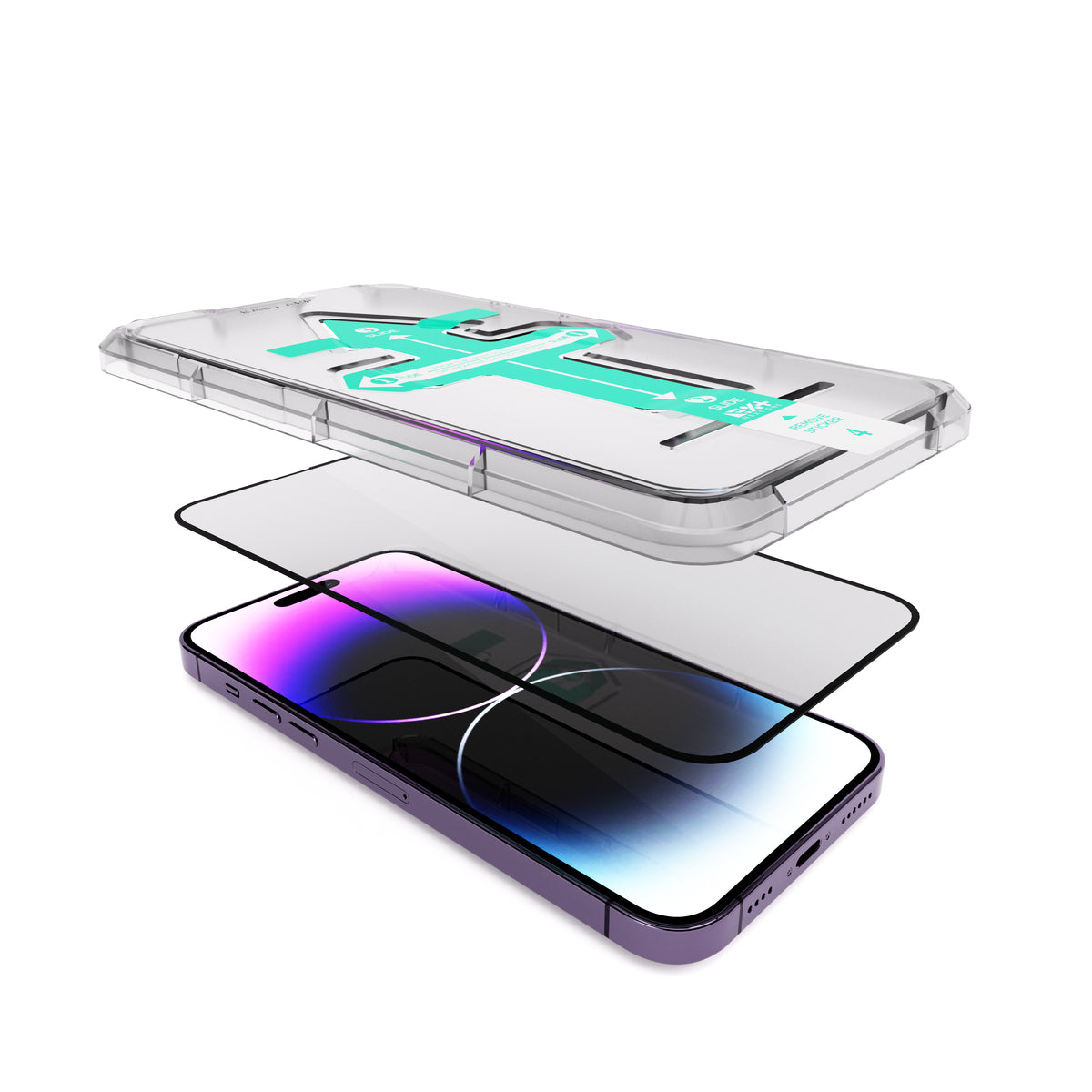 Next One All-rounder zaščitno steklo za iPhone 14 Pro - iSTYLE SI