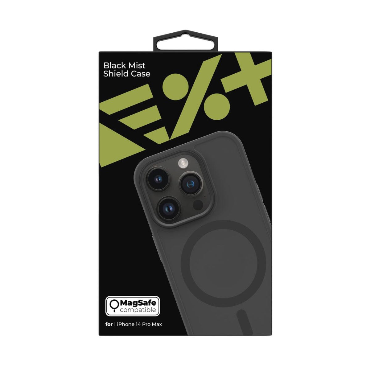 NEXT ONE Mist Shield ovitek za iPhone 14 Pro Max z Magsafe - črna - iSTYLE SI