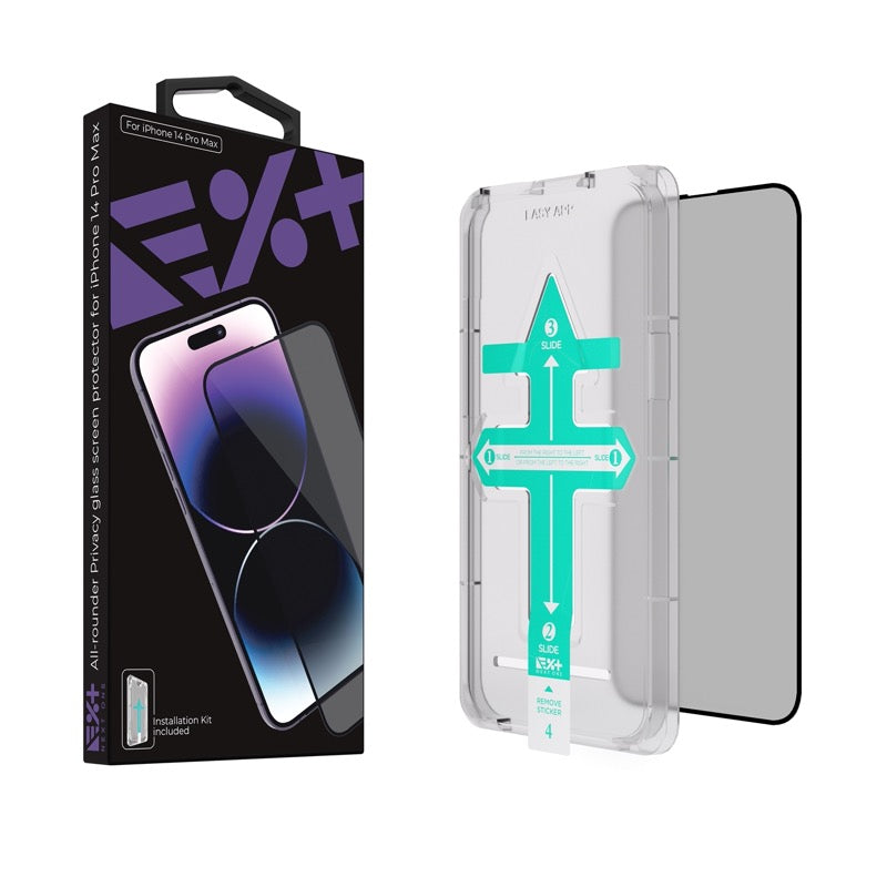 Next One All-rounder Privacy zaščitno steklo za iPhone 14 Pro Max - iSTYLE SI
