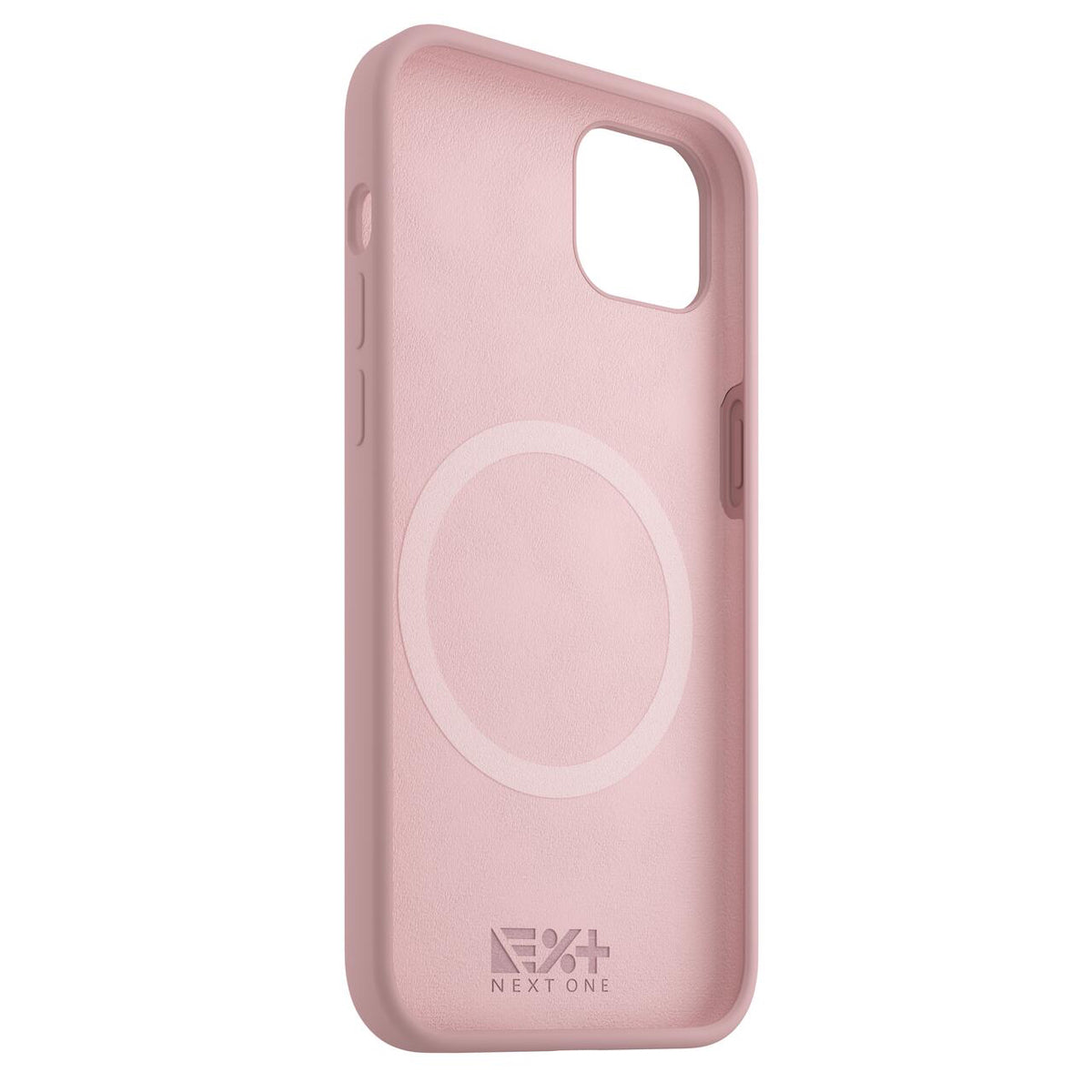 Next One silikonski ovitek za iPhone 15 z MagSafe - Roza - iSTYLE SI