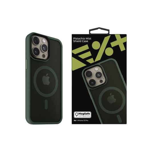 NEXT ONE Mist Shield ovitek za iPhone 15 Pro z Magsafe - pistacija - iSTYLE SI