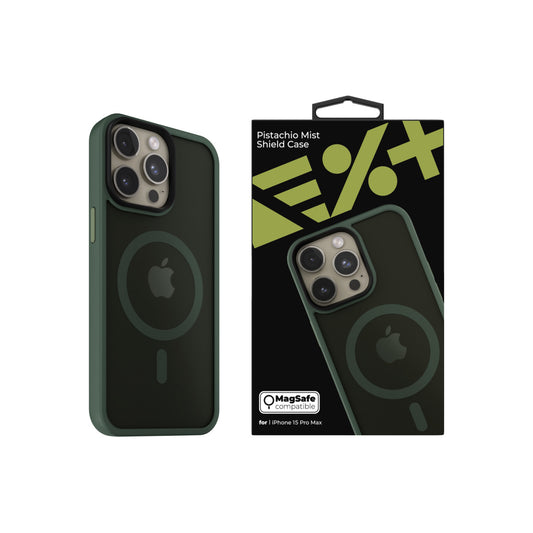 NEXT ONE Mist Shield ovitek za iPhone 15 Pro Max z Magsafe - pistacija - iSTYLE SI