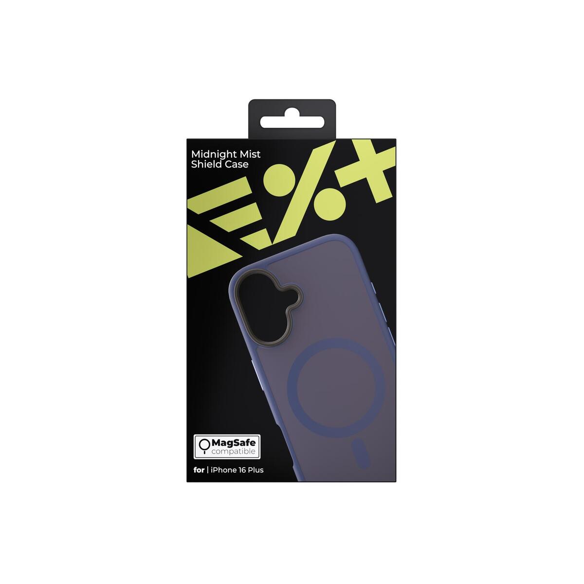 NEXT ONE Mist Shield ovitek za iPhone 16 Plus z Magsafe - Polnočno črna - iSTYLE SI