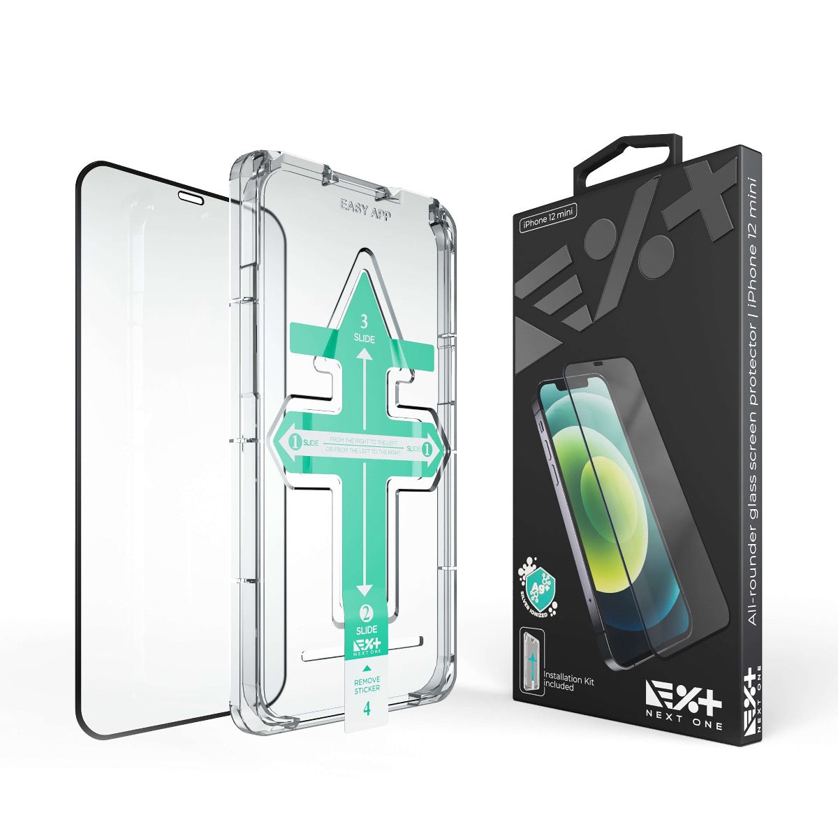 Next One All-rounder zaščitno steklo za iPhone 12 mini - iSTYLE SI