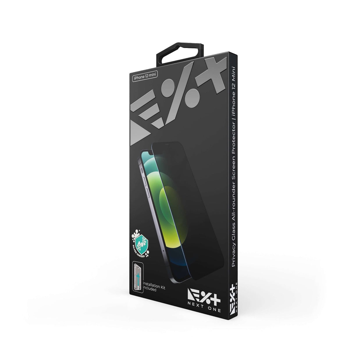 Next One All-rounder Privacy zaščitno steklo za iPhone 12 mini - iSTYLE SI