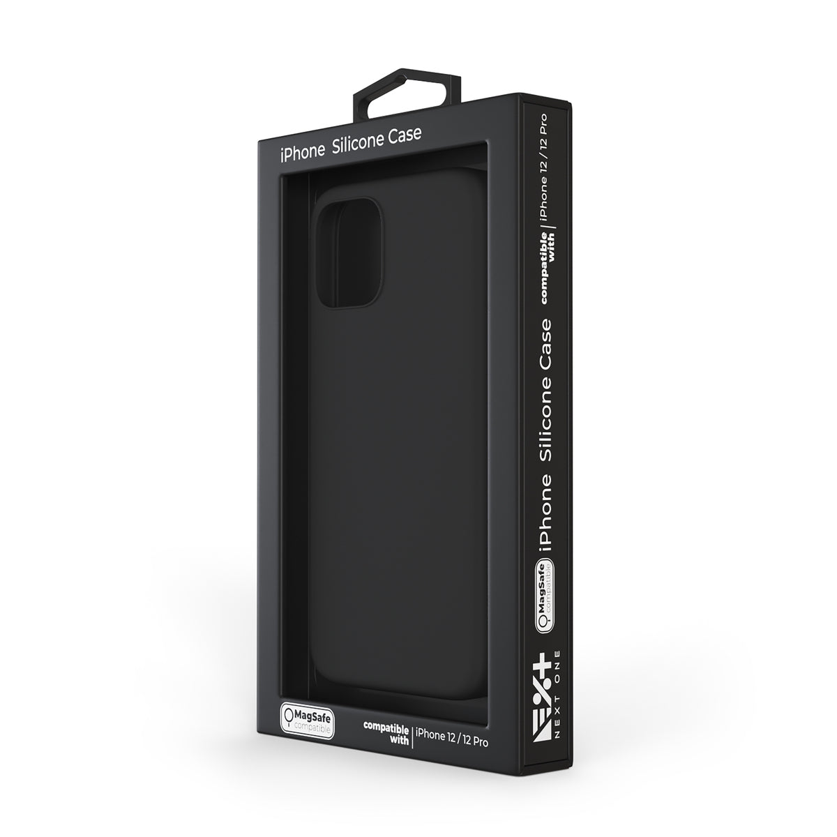 NEXT Black Silicone Case for iPhone 12/12 Pro MagSafe compatible - iSTYLE SI