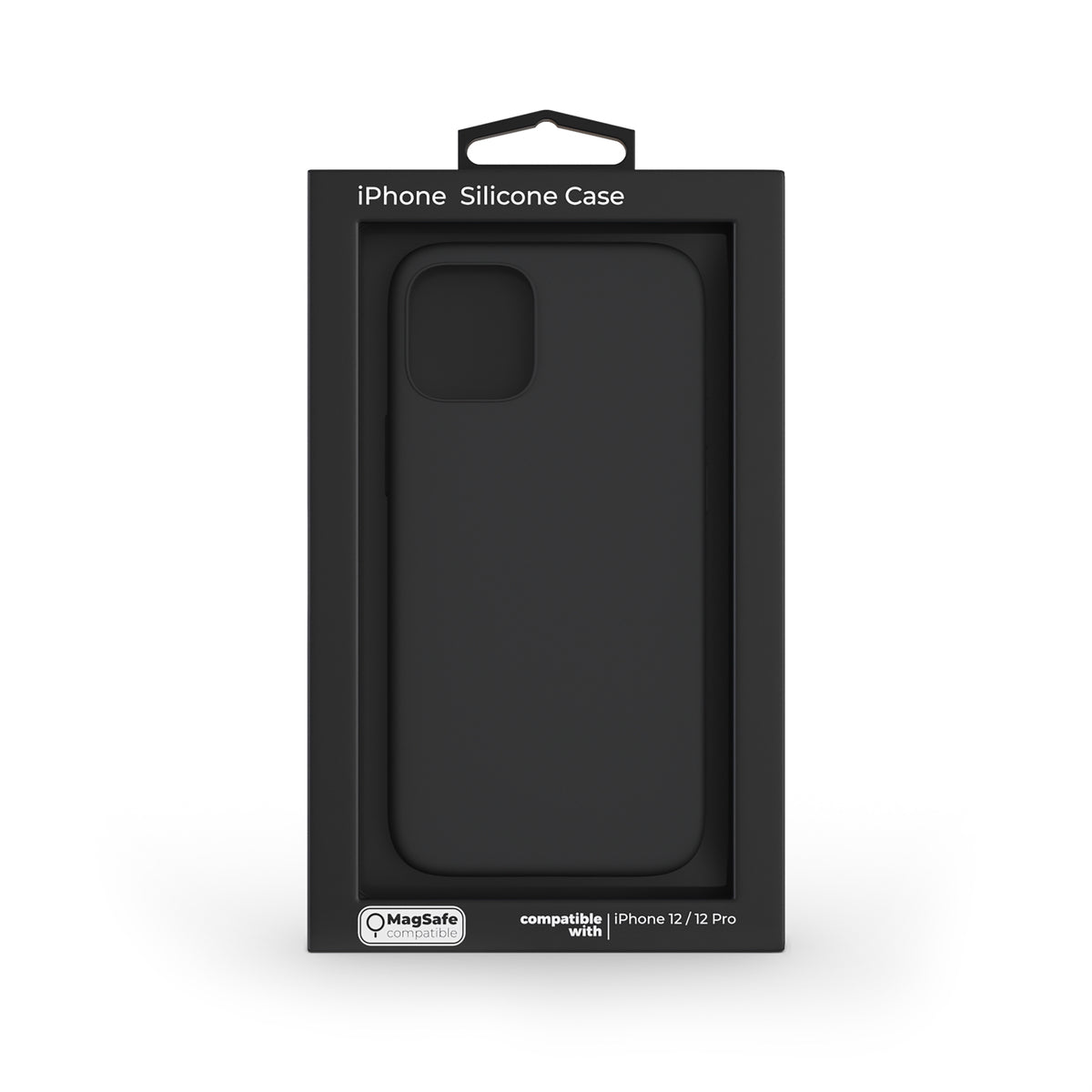 NEXT Black Silicone Case for iPhone 12/12 Pro MagSafe compatible - iSTYLE SI
