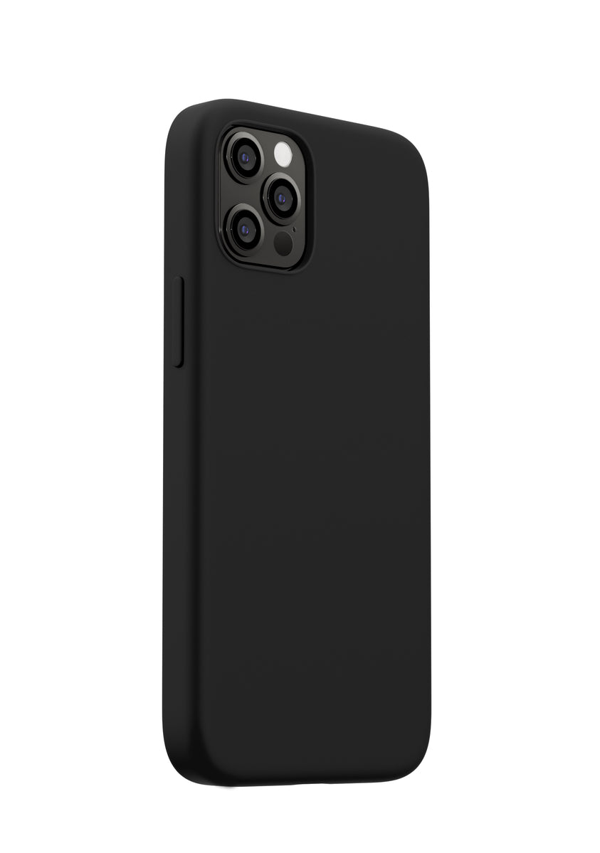 NEXT Black Silicone Case for iPhone 12 Pro Max MagSafe compatible - iSTYLE SI