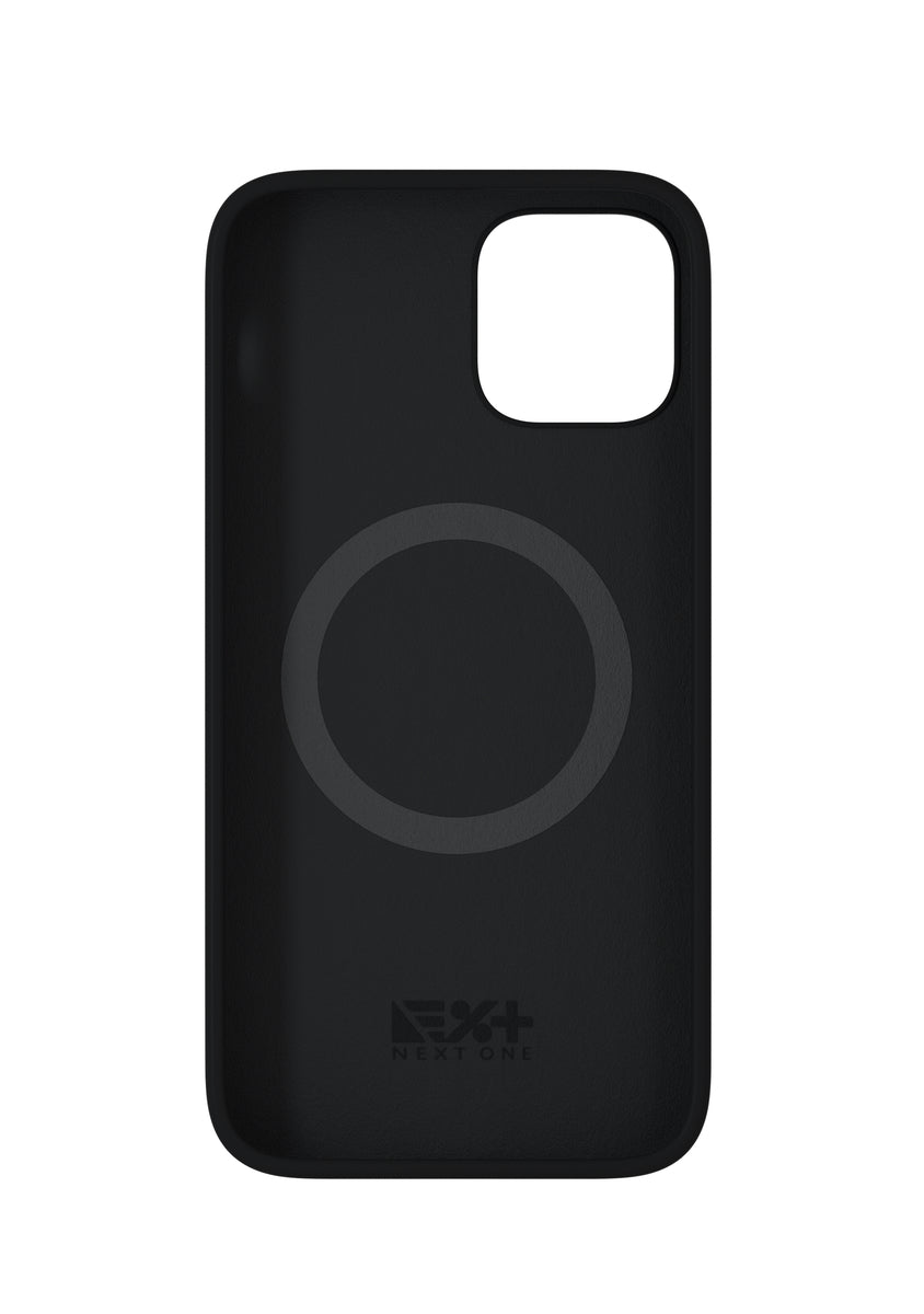 NEXT Black Silicone Case for iPhone 12 Pro Max MagSafe compatible - iSTYLE SI