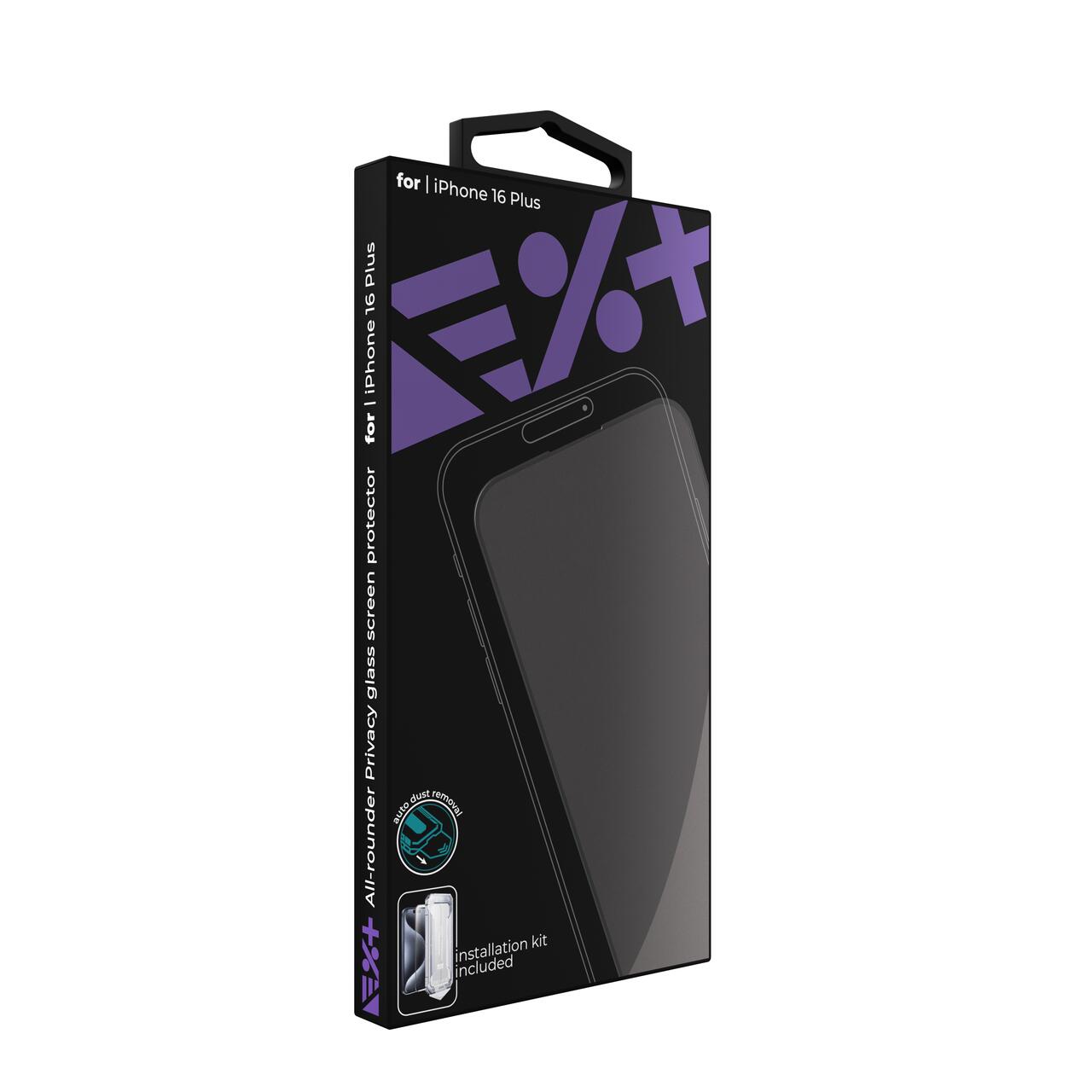 Next One All-rounder Privacy zaščitno steklo za iPhone 16 Plus - iSTYLE SI