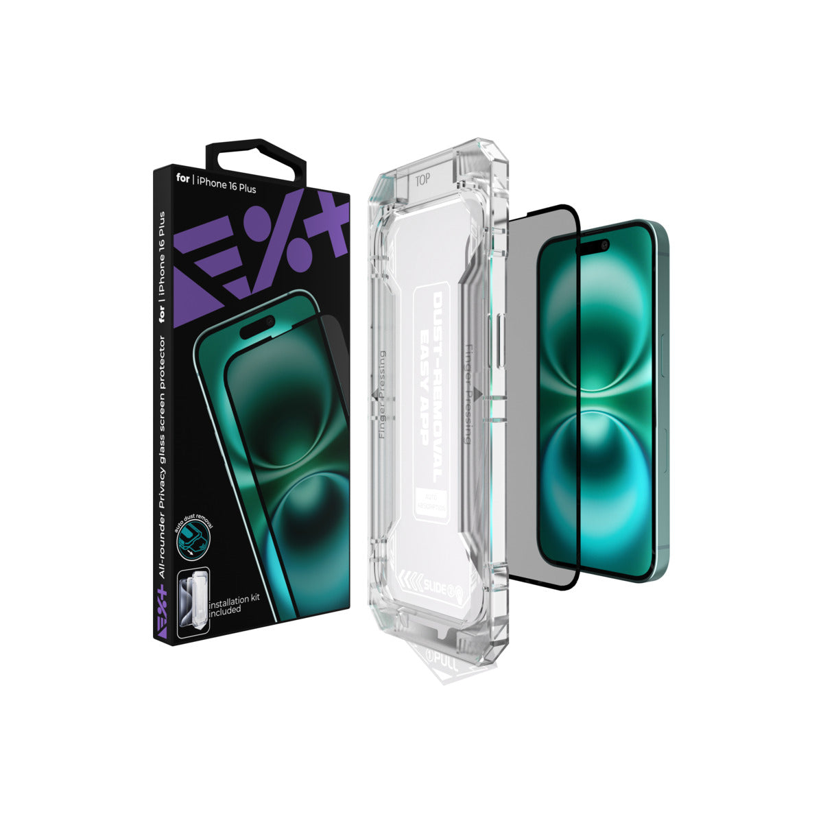 Next One All-rounder Privacy zaščitno steklo za iPhone 16 Plus - iSTYLE SI