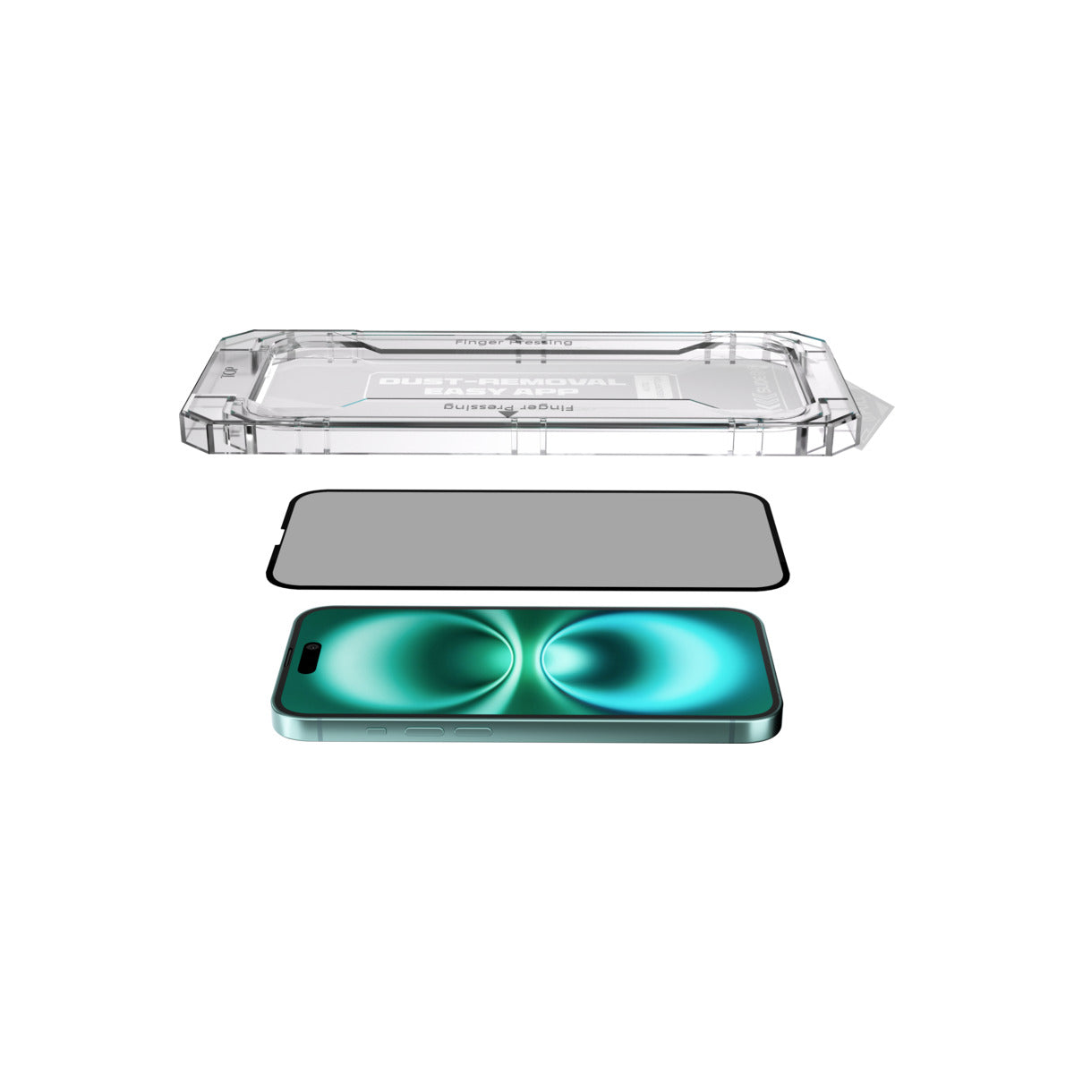 Next One All-rounder Privacy zaščitno steklo za iPhone 16 Plus - iSTYLE SI