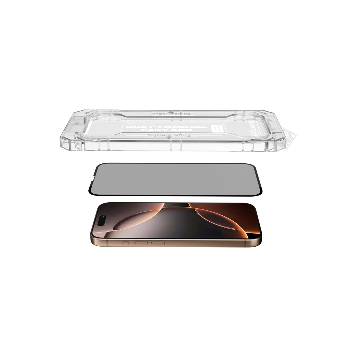 Next One All-rounder Privacy zaščitno steklo za iPhone 16 Pro - iSTYLE SI