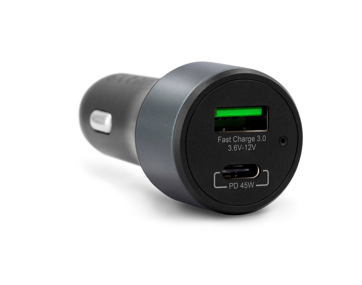 iSTYLE 45W PD CAR CHARGER - space grey - iSTYLE SI