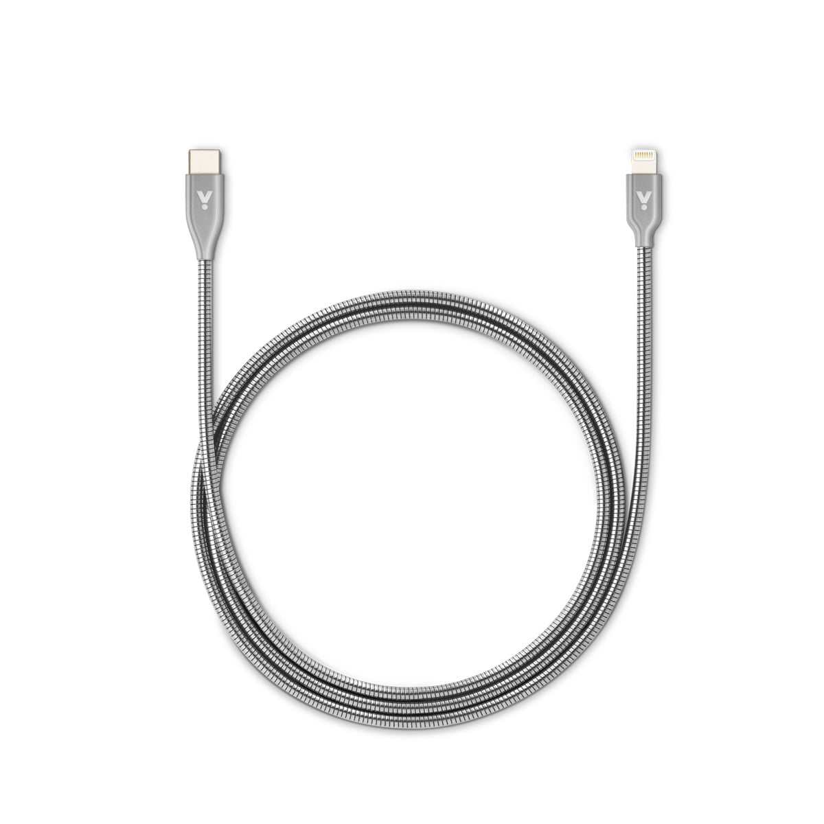 iSTYLE METAL Lightning na USB-C kabel 1.2m - srebrna - iSTYLE SI