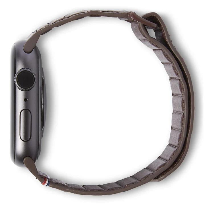 Decoded usnjen magnetni Traction pašček za Apple Watch 45 / 44mm - Chocolate Brown - iSTYLE SI