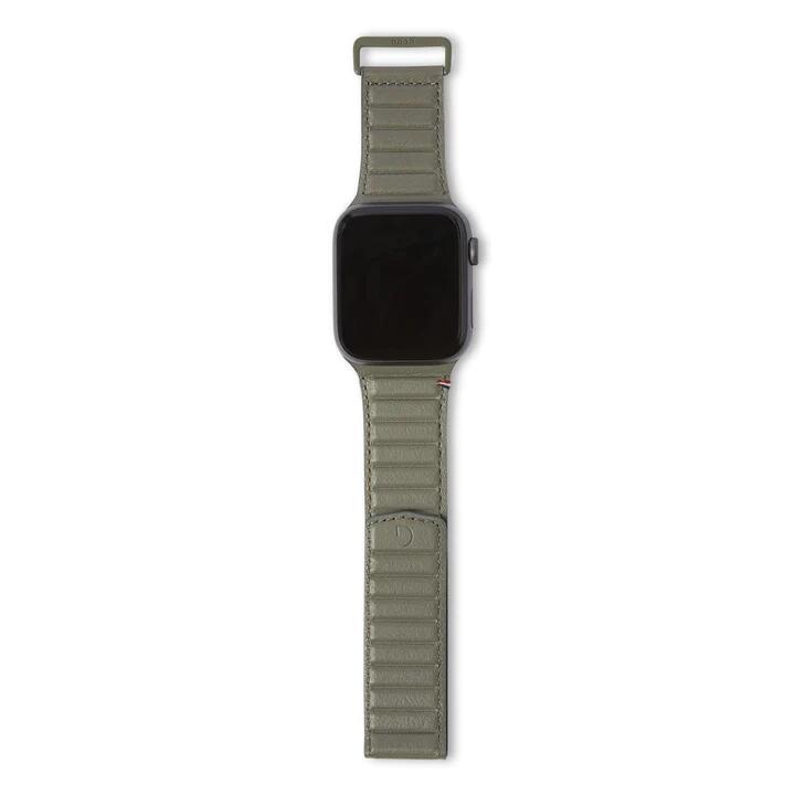 Decoded usnjen magnetni Traction pašček za Apple Watch 41/40mm - Olive" - iSTYLE SI