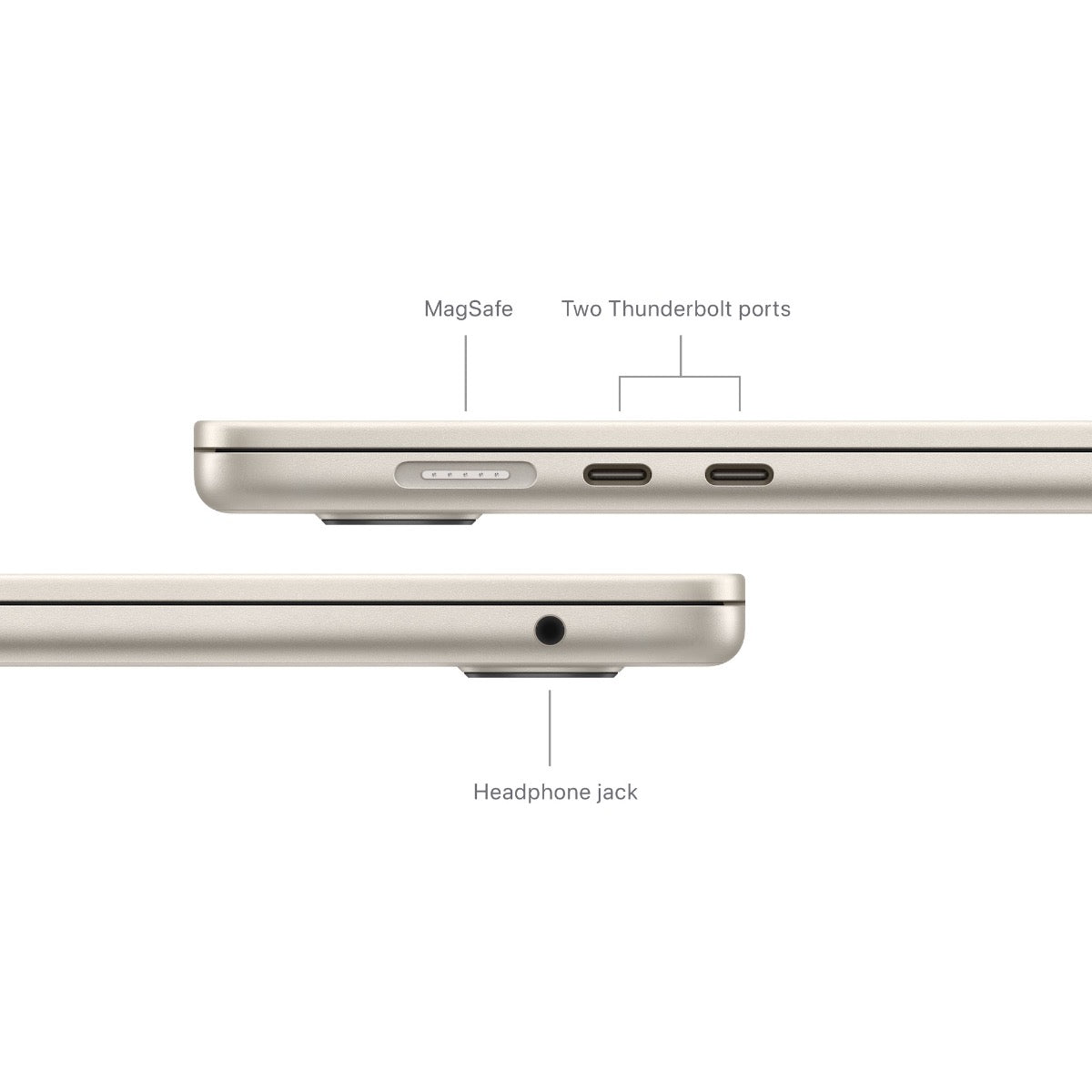 Razstavni model - MacBook Air 15: M3, 8 GB, 256 GB SSD - zvezdnato zlati - iSTYLE SI