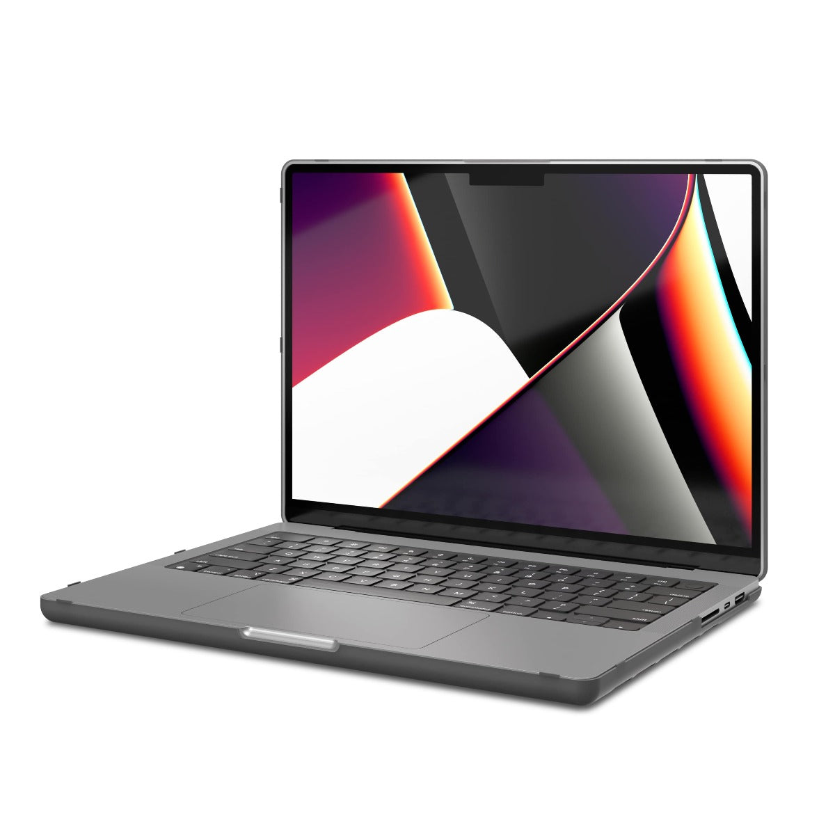 Next One Safeguard zaščitni ovitek za MacBook Pro 14 - Smoke Black - iSTYLE SI