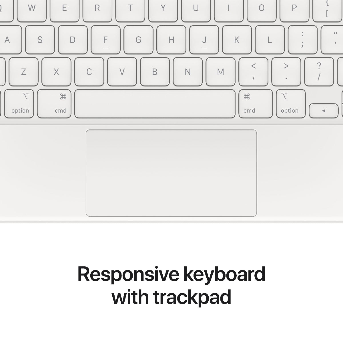 Apple tipkovnica Magic Keyboard za iPad Pro 11 (3. in 4. gen) in iPad Air (4. in 5. gen ter M2) - slovenska - bela - iSTYLE SI